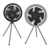 Tripod Fan 10000mAh 3 Gears Adjustable Timing Function Portable Desktop Fan with Light for Outdoor