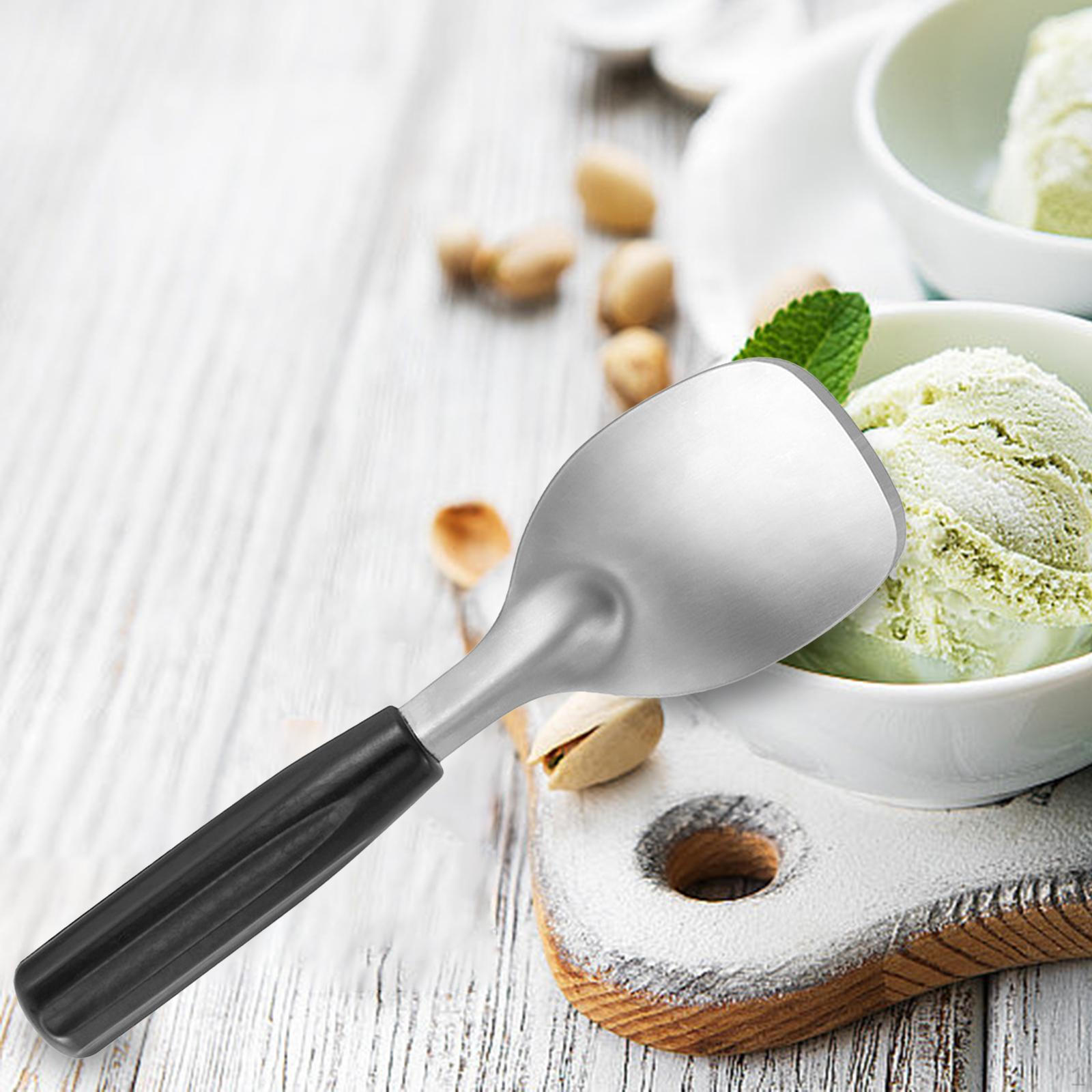 

Ложки для мороженого, мороженое, пироги, противоскользящая ручка, шариковая ложка, ложка для печенья для свадебного шведского стола black handle