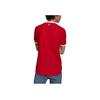 adidas Manchester United 1 Letter Print T-Shirt Short Sleeve Jersey Player Home Men Tops Red H31090