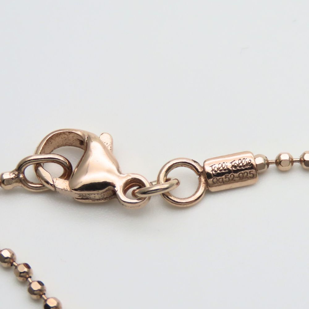 Used Folli Follie Necklace Silver925 10.2g pink Pendant