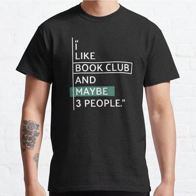 Heren Mode Casual Korte Mouwen Ik Houd Van Boekenclub Zwarte T-shirts Oversized T-shirts