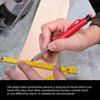 Solid Carpenter Pencil Set Woodworking Tools Mechanical Pencil 3 Colors Refill Construction Job Tools Carpentry Marking Scriber