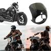 Motorcycle Bikini Cowl Screen Cowl Headlight Fairing Kit for Cafe Racer (Glossy Black Glass)