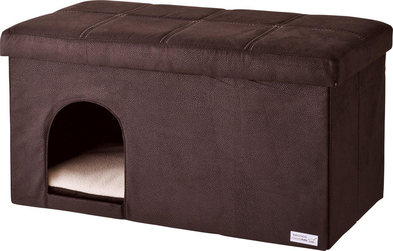

Petio Табурет Necoco Cat House темно-коричневый, широкий и темно-коричневого