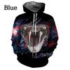 Fashion Men's Women 3d Snake Print Hoodie Personality Creative Snake Print Long Sleeve Top Hoodies Women Streetwear Hoodies
