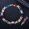 Trend Bracelet Aaa Zircon Multi-Color Optional Temperament Women'S Jewelry