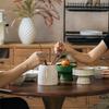 Ceramic Utensil Holder: Knife, Fork, Spoon, Chopsticks, Pen Organizer for Kitchen.