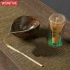 3/4pcs Handmade Home Easy Clean Matcha Tea Set Tool Stand Kit Bowl Whisk Scoop Gift Ceremony Traditional Japanese Accessories