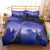 3D Animal Bedding Set Dinosaur Bed Duvet Cover Pillowcase Comfortable Microfiber Single Queen Double Bedclothes with Full Size