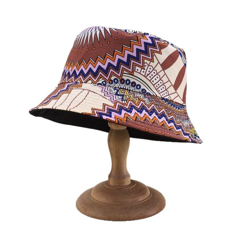 Sun Hat Women'S Spring And Summer Tie-Dye Color Matching Basin Hat Simple Love Bucket Hat Sun Hat Women'S Summer