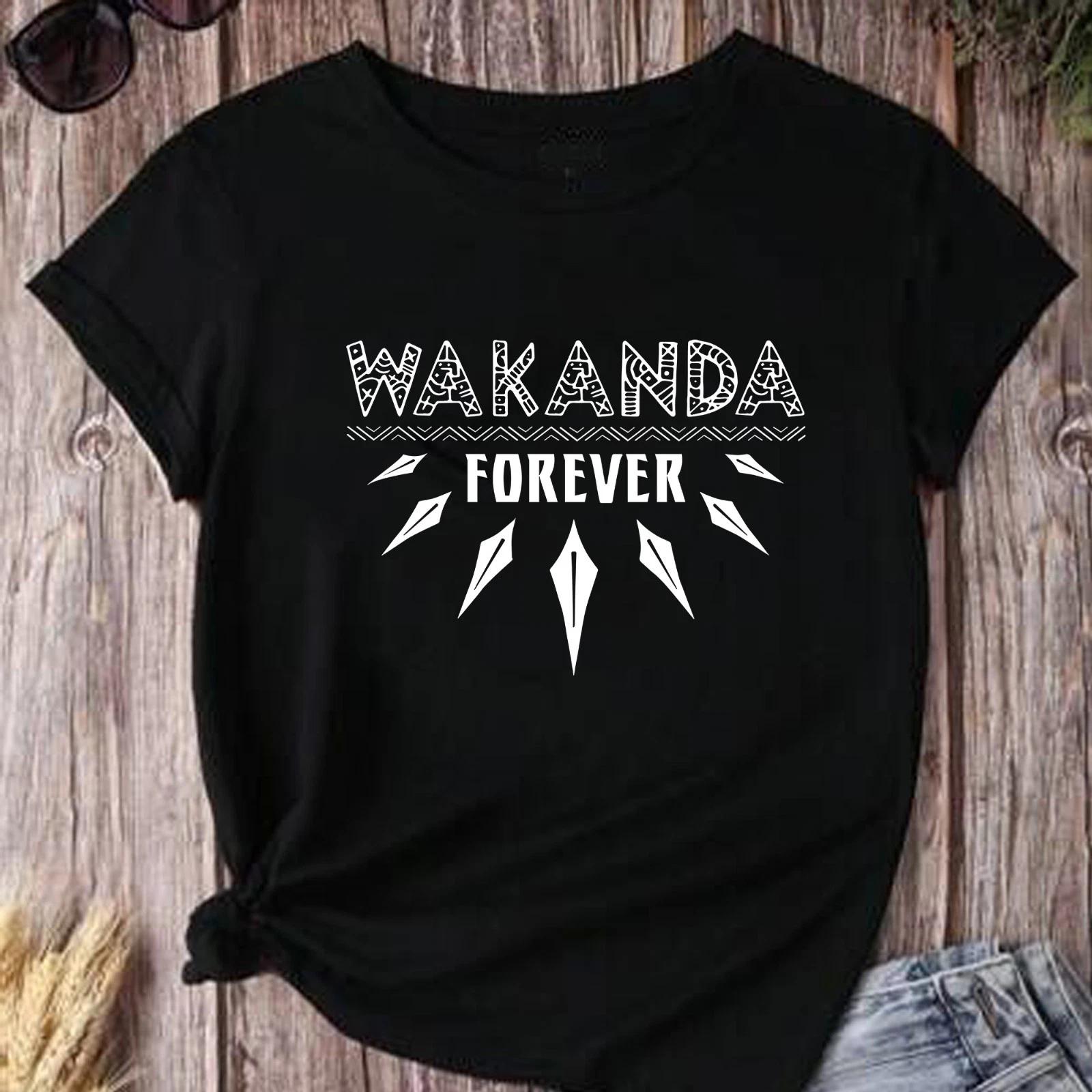 

Wakanda Forever Shirts, Retro Wakanda Tee, Gift for Black Panther Fans M