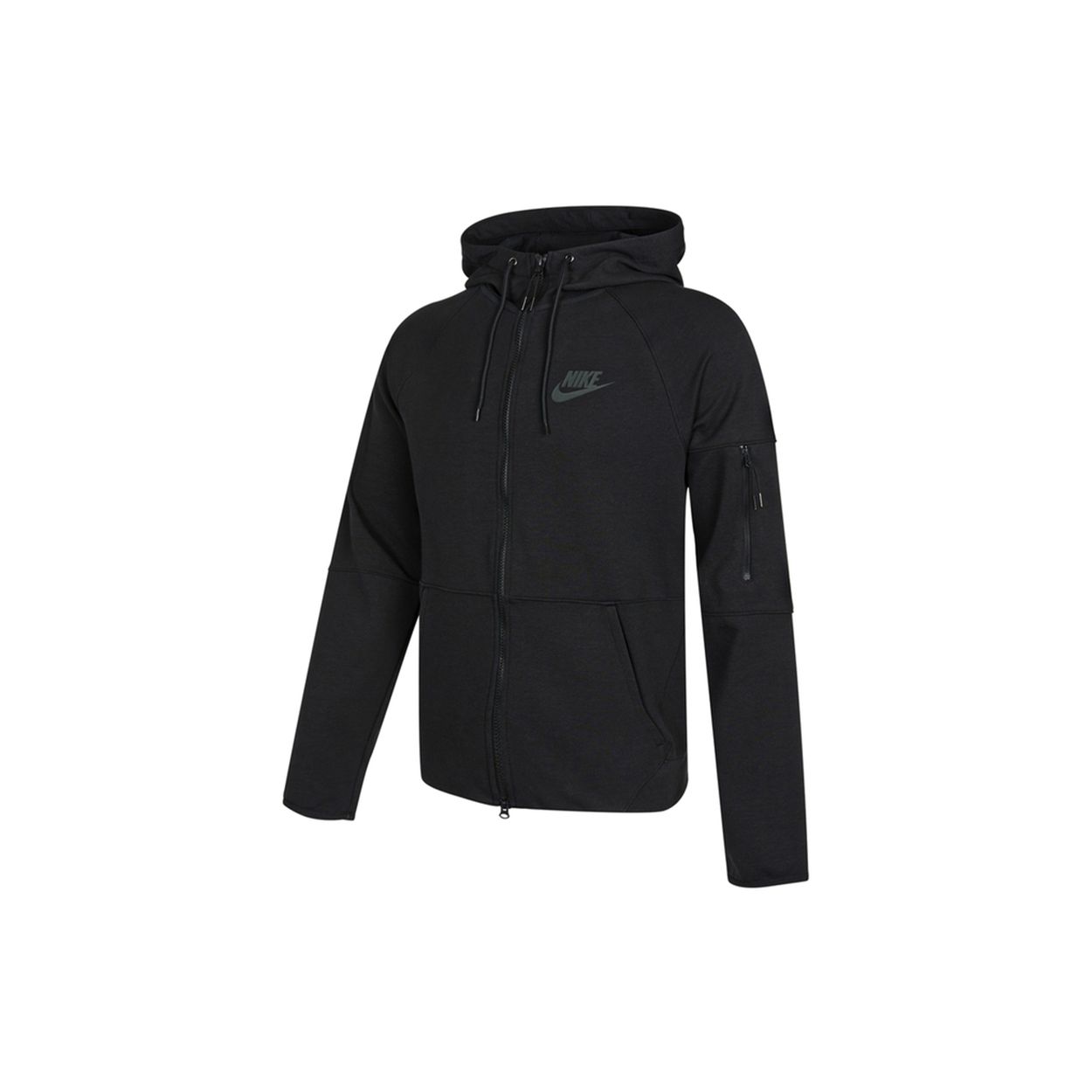 Nike Sportswear Tech Pack Logo Knit Hooded Jacket Men Black DD5285-010 XL
