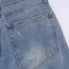 2025 Spring Women's Fashion Cotton Loose Ripped Straight Leg Jeans for a Slimming Look