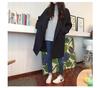2025 Autumn/Winter Korean Style Slimming Plus Size Mid-Length Wool Coat