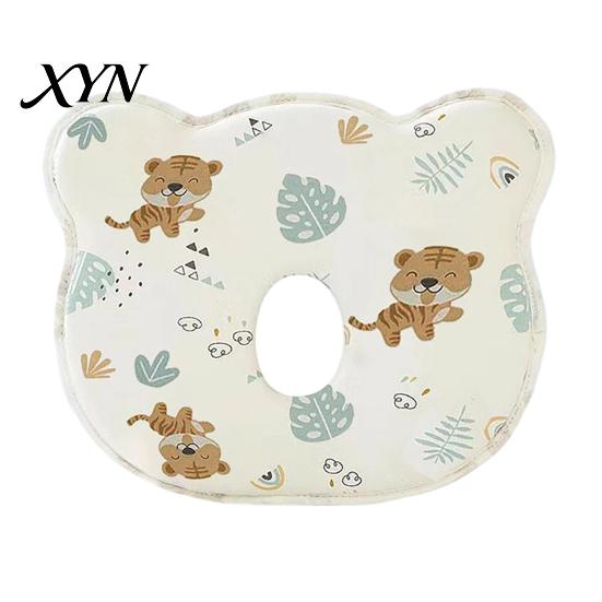 Baby Donut Pillow for Car Seats And Strollers Pillow, Memory Foam Sleeping Cute Cartoon Print, Bear Design, Comfortable Head Rest Infants Soft