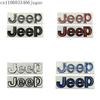 For JEEP Wrangler Tj Jk Jl Grand Cherokee Commander Renegade Liberty Compass Patriot Car Front Trunk Side Emblem Metal Sticker