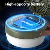 Portable Solar Powered Fan Light 2in1 LED Lantern 3 Speed 4 Light Mode Type-C Rechargeable 3000mAh Waterproof for Camping Hiking