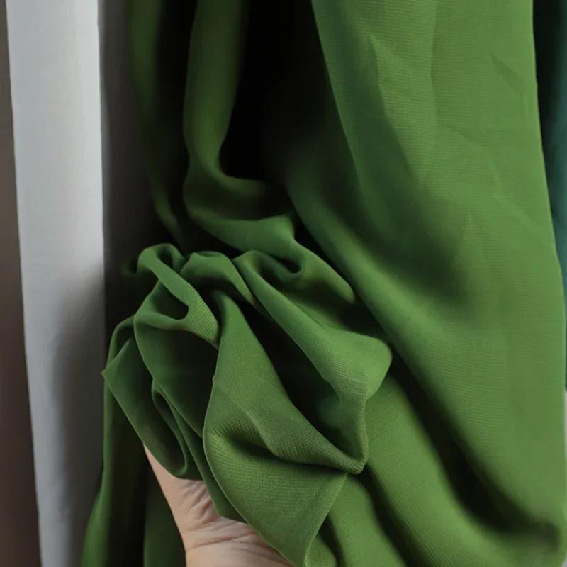 100x150cm Chiffon Fabric Clothing Wedding Decoration Avocado Green Sage Mint Yarn Layout Gauze DIY Home Deco Dress Material