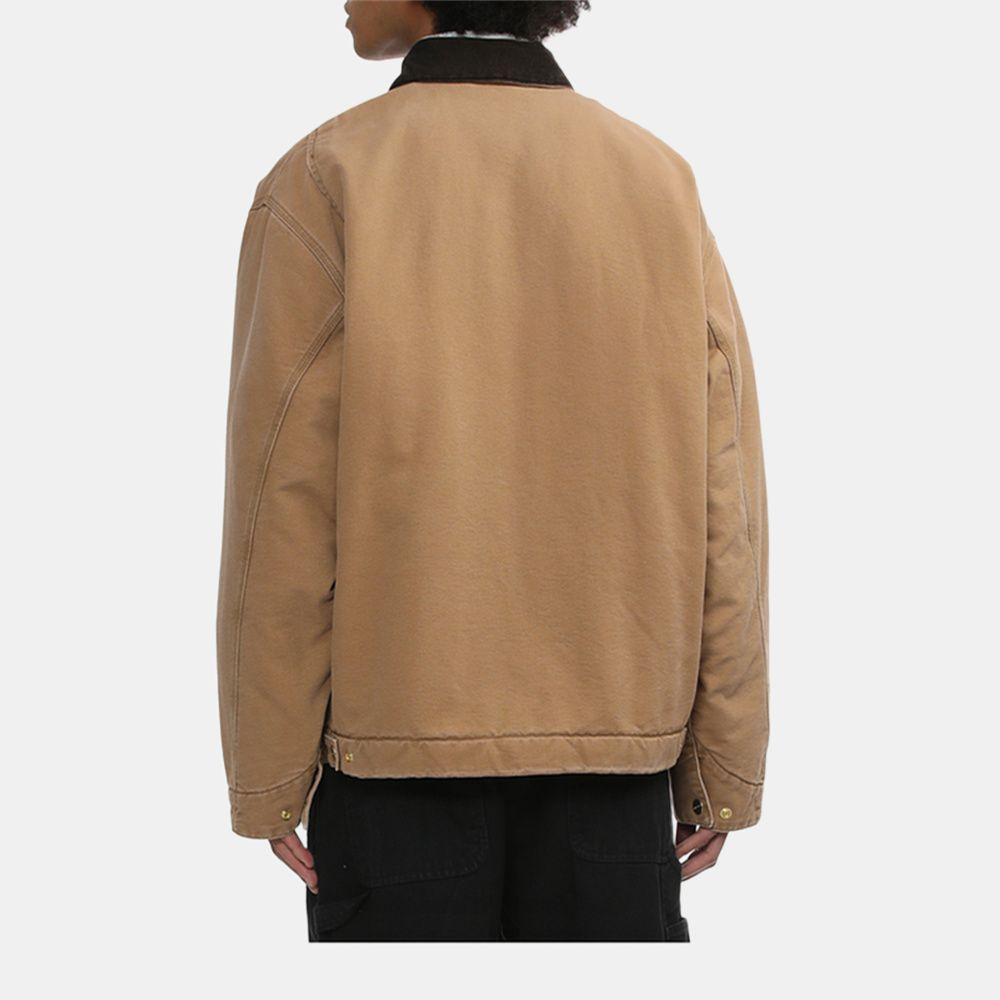 Carhartt WIP Veste Detroit OG FW25 Coupe ample classique Fermeture éclair Confortable Simple Manches longues Vestes pour homme I035614-00S-4O