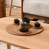 Handwoven Rattan Coaster Set Heat-Resistant Placemats for Cups Teapots Casserole Natural Eco-Friendly Rustic Table Protector for Home
