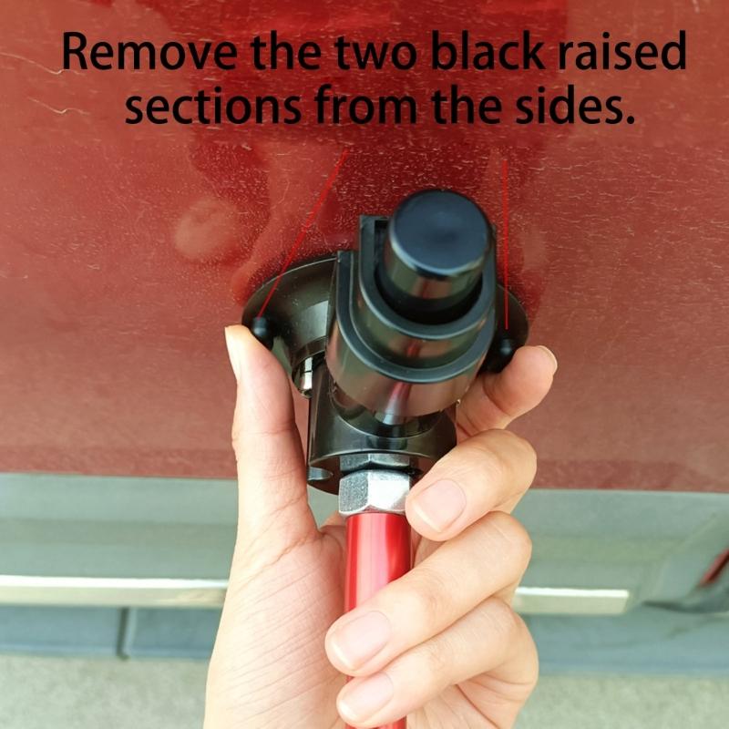 Suction Cup Dents Puller Tool for Dents Removal Featuring Red T Handle for Strong Grip On Multiple Surfaces