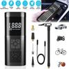 Przenośna elektryczna pompka powietrza 150PSI 15000+ Prędkość Tłok pracuje szybko i bateria o dużej pojemności 6000 mAh Wyświetlacz cyfrowy Pompka do opon samochodowych