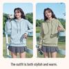 Baleno Women's Cotton Blend Hooded Sweatshirt