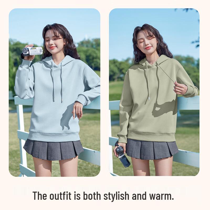 Baleno Women's Cotton Blend Hooded Sweatshirt