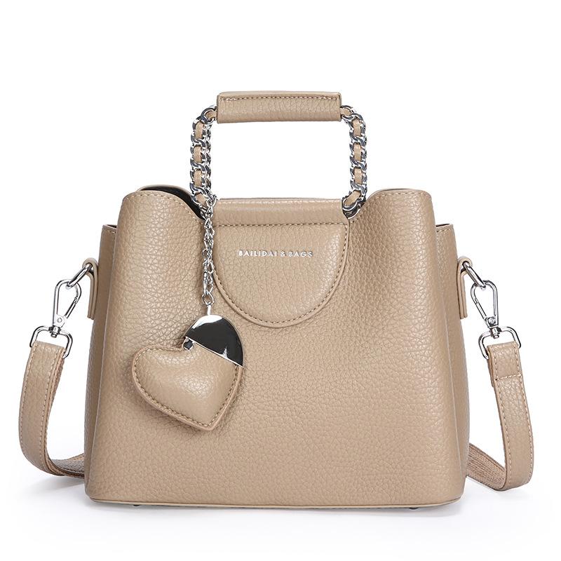 Handtasche mit großem Fassungsvermögen, Einzelschulter-Tragetasche, modisch und stilvoll, Handheld, Umhänge-Brauttasche