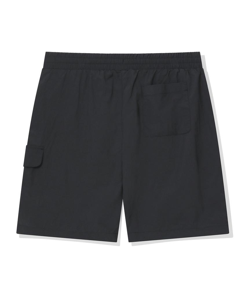 BEENTRILL Essentials Women'S Small Logo Woven Cargo Shorts (Black)