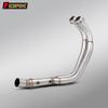 MT07 Motorcycle Full Exhaust System Upgrade: Front Section, Tail Section, and Muffler.