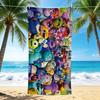 1Pc Monsters Inc Characters Collage Beach Towel Quick Dry Multiuse For Beach Pool Gym Yoga Home Travel Christmas Halloween Xmas Gift S1668