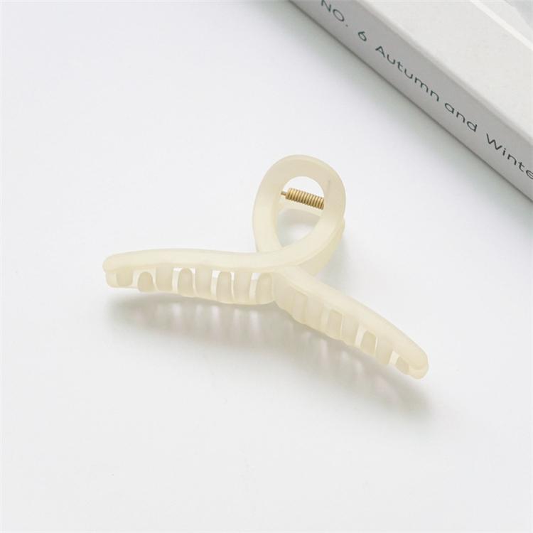 13cm Extra Large Matte Women Claw Clips Wholesale Oversized Fashion Jumbo Cross Hair Crab Caw Clips