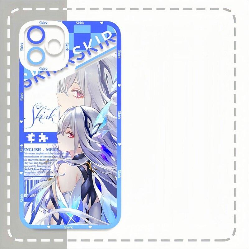 Genshin Impact Skirk Handyhülle Für Xiaomi Redmi Note 14 13 12 11 Pro Plus 11S 12S 10 10S Turbo 4 POCO X6 X7 Pro 14C 13C Hülle