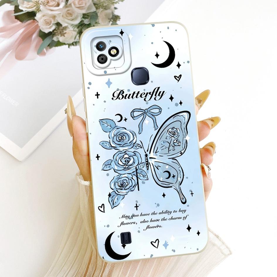 For Infinix Smart HD 2021 Case Cute Cartoon Cat Back Cover Candy Painted Soft Silicone Phone Shell For Infinix SmartHD 2021 Capa