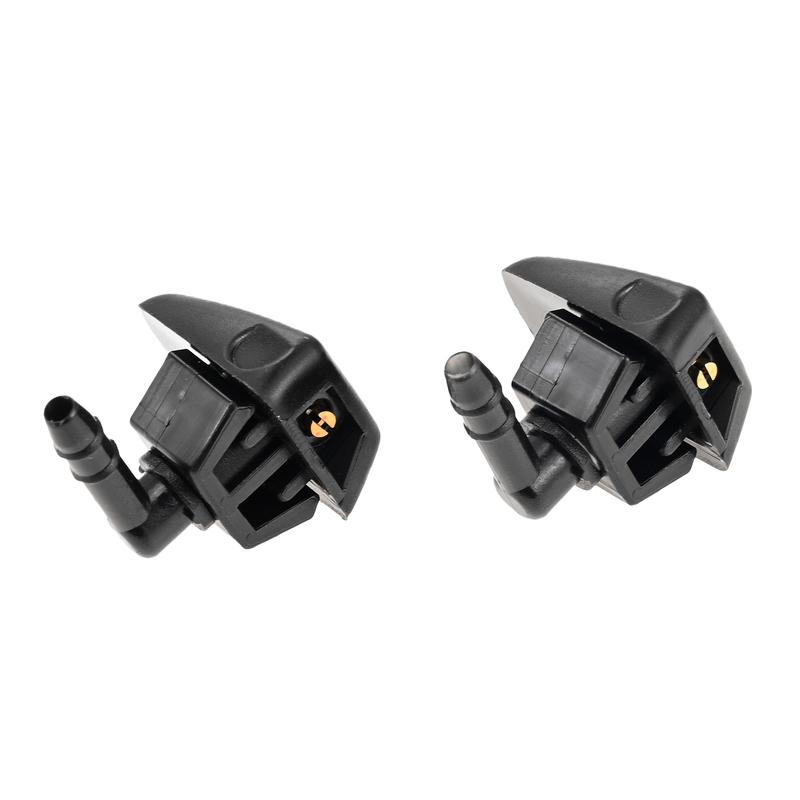 2Pcs Front Windscreen Nozzle Washer Jets 735277664 6438J0 Car Front Windscreen Washer Nozzle For Nemo Bipper Fiat Qubo Fiorino