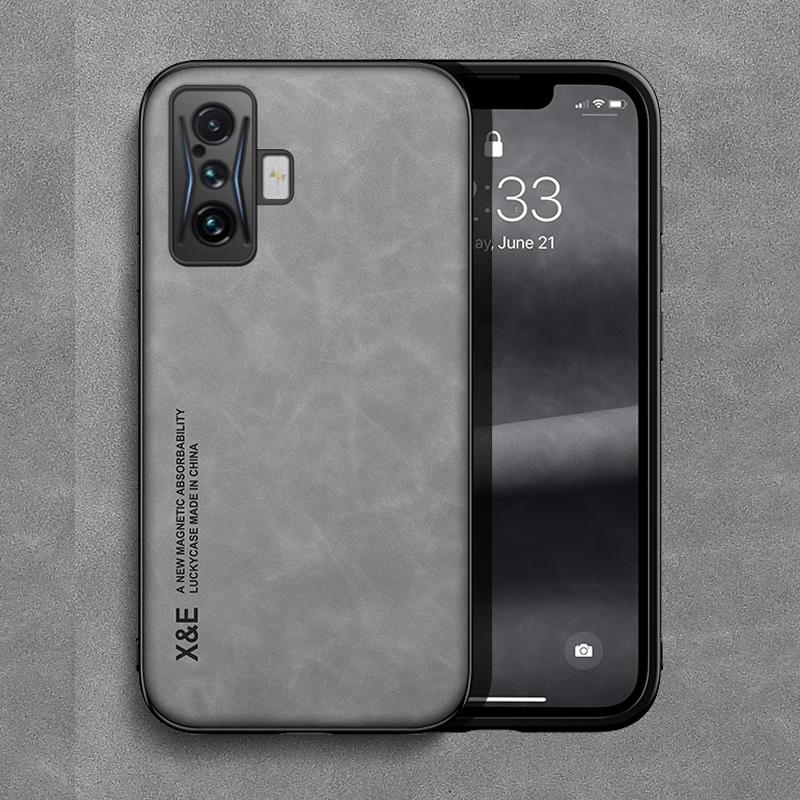 Custodia Magnetica in Pelle di Lusso Per Xiaomi POCO F4 GT Globale X3 Pro NFC X3NFC X3Pro Cover Piastra Metallica Incorporata Supporto Porta Auto A