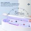 UV-Nagelmaniküre Make-up-Werkzeug Sterilisator Desinfektionsbox Ultraviolettes Licht Desinfektion Aromatherapiegerät für Schmuck Brillen