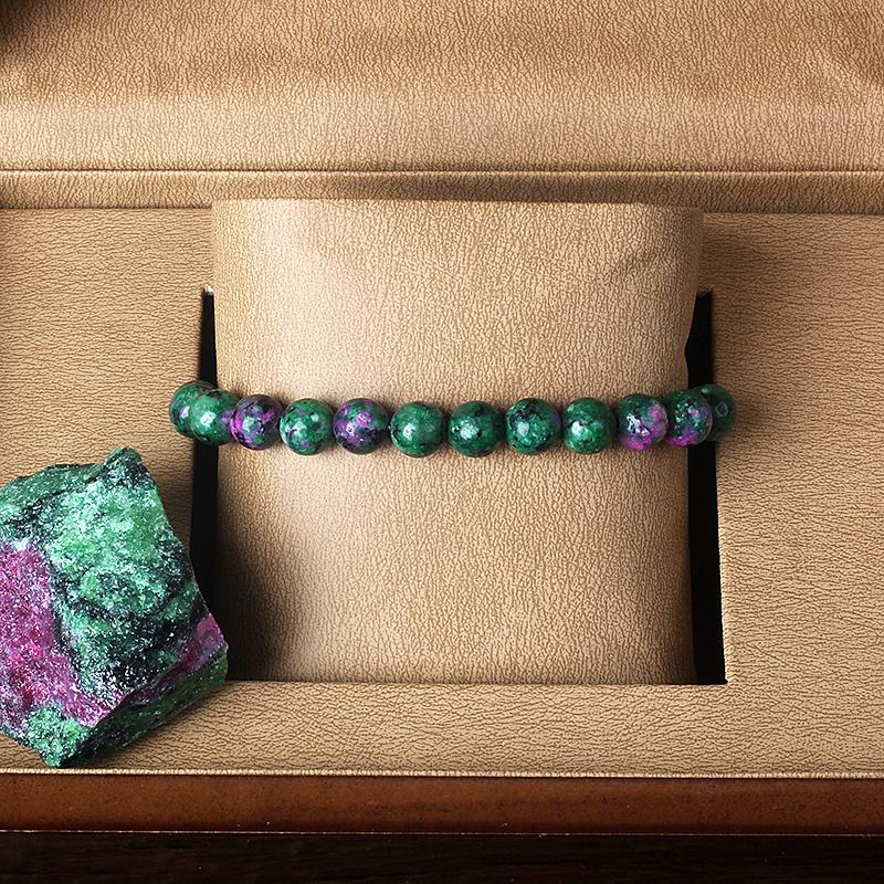 Geniune Epidote Zoisite Bead Bracelet Homme Natural Quartz Lava Tiger Eye Stone Bracelet Made of Natural Stone Jewelry for Women