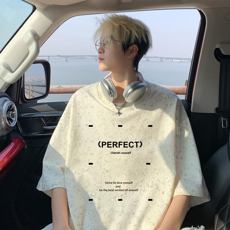 Unisexs Cotton Tshirt Big Size Letter Print Unisexs Oversized Graphic T Shirts Vintage Tee Shirts Casual Wear Summer Tshirt for Unisex