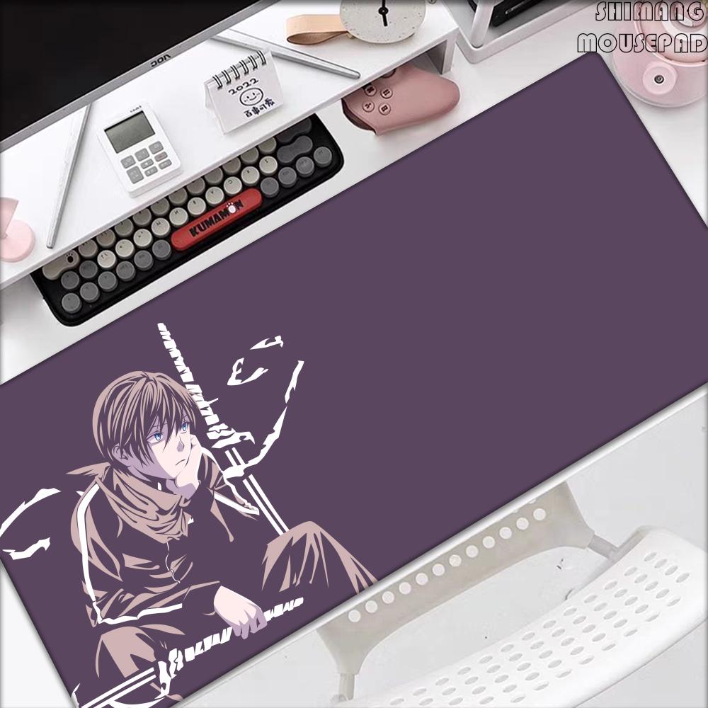 Noragami Night Fight Animation Schöne Muster Büro Computer Schreibtischmatte Tisch Großes Mauspads Laptop Kissen Rutschfest Dekor