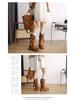 Women's Thick Sole Retro Western Ankle Boots - 2025 Autumn/Winter Fashion Tassel Cowboy Martin Boots