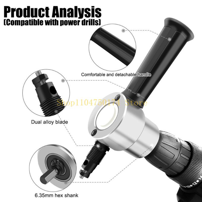 Double Blade Metal Sheet Cutting Tool With Interchangeable Heads For Various Materials top sale