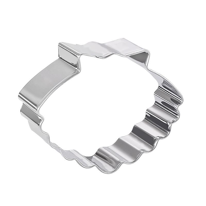 17-Piece Stainless Steel Cookie Cutters: Easter & Ocean Cartoon Series