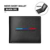 EYAG3 For BMW Leather Car Short Men Wallet Purse With Card Holder License Accessories 1 2 3 5 7 Series X1 X2 X3 X4 X5 X6 G20 G30 G11
