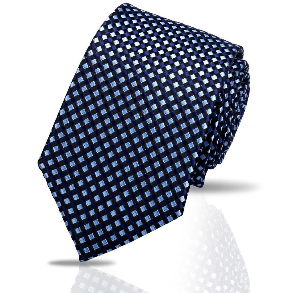 Handmade Paisley Stripe Jacquard Polyester Tie, 7.5cm