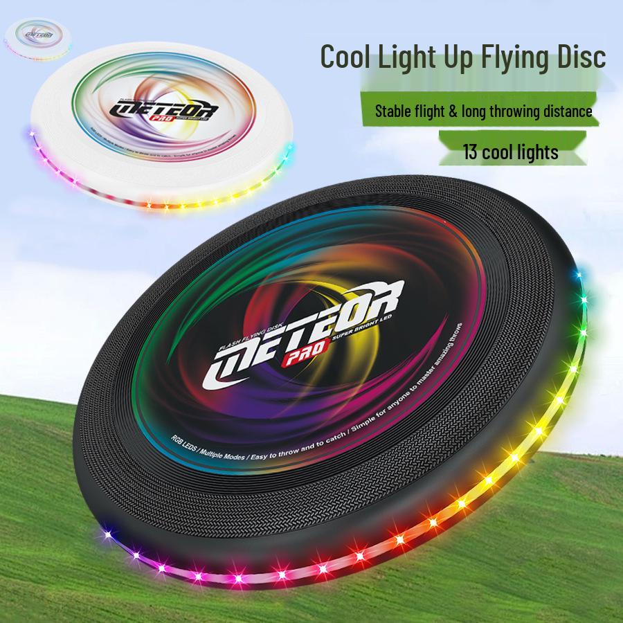 Cross-Border Interactive LED Flying Disc: Outdoor Competitive Sport & Pet Toy