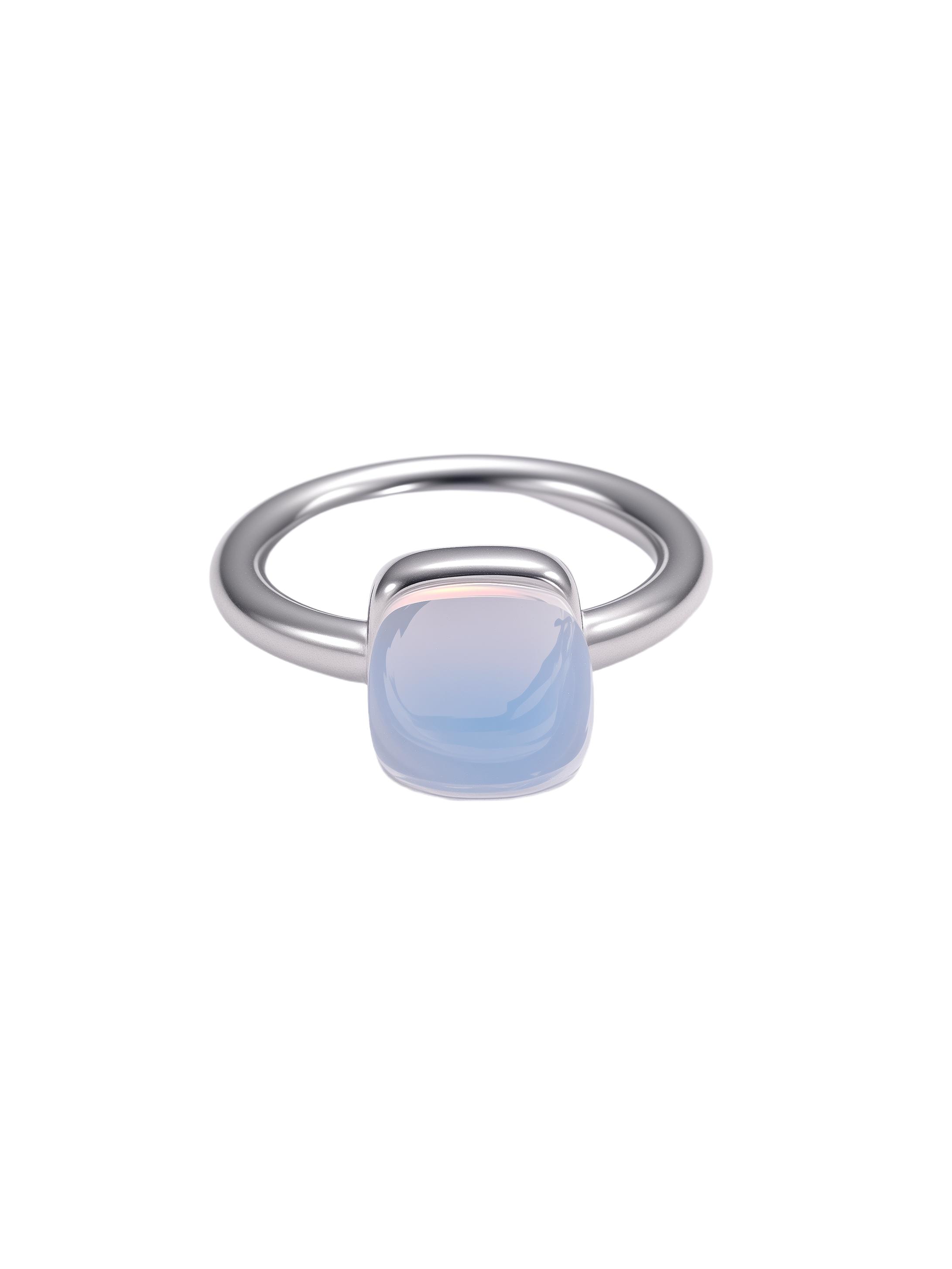 St.delan Japanese Korean Light Luxury Geometric Zircon Rings | Stainless Steel Minimalist Fashion Diamond Inlaid Hand Zircon 5