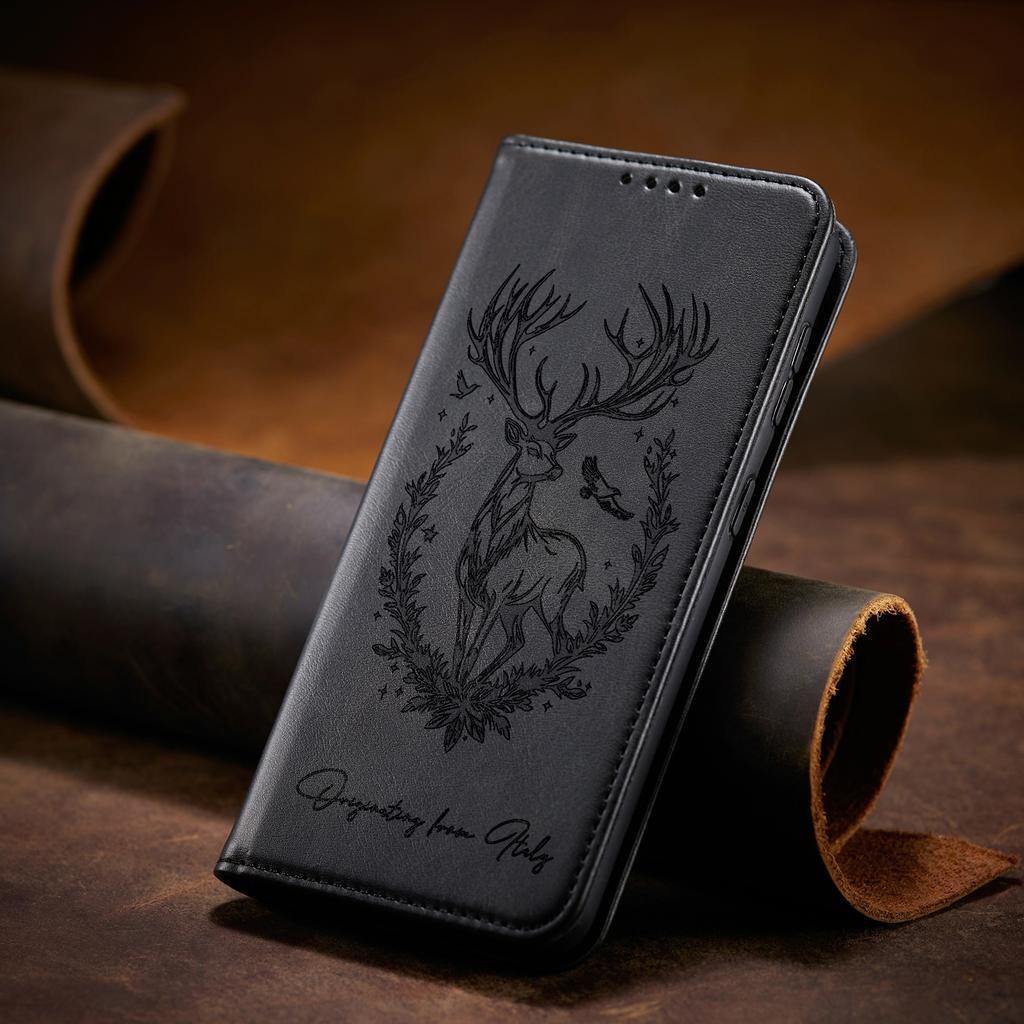 Animal Leather Phone Wallet Case Book For Oppo Reno 13 12 11 10 A5 A3 Pro 5G 13F 12F 11F A60 A79 A98 A38 A17 A74 A94 A53 Cover