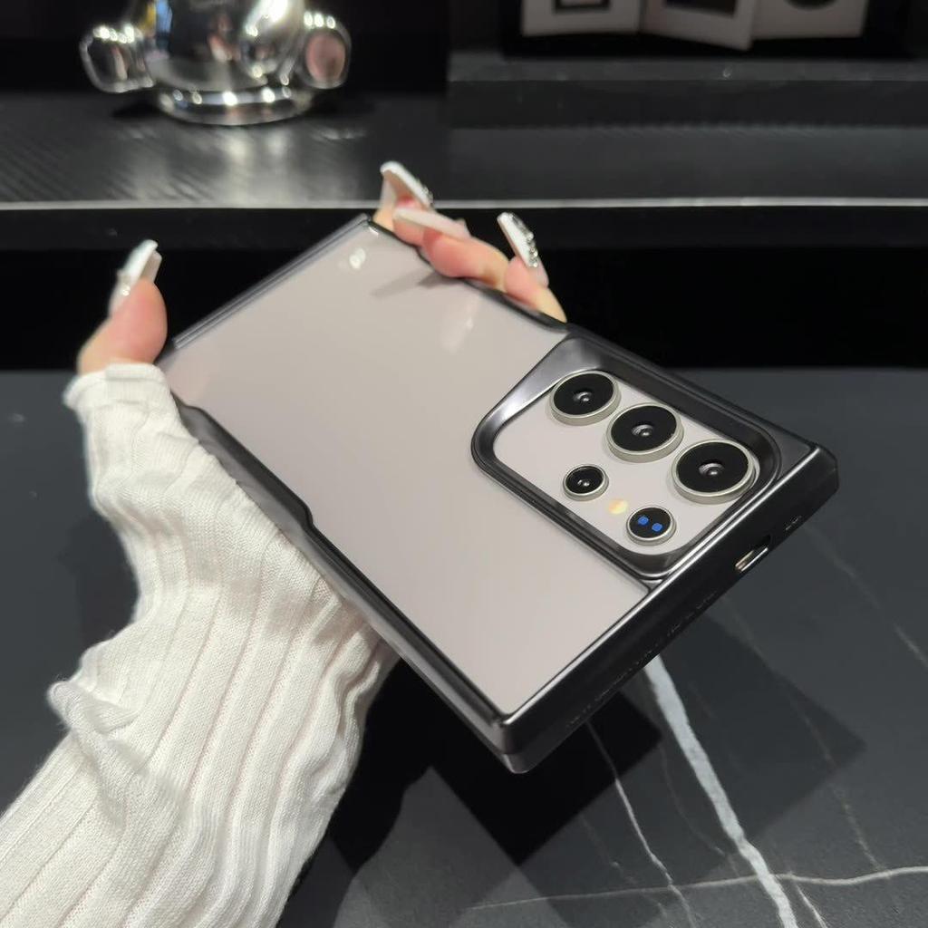 Samsung S24 Ultra Slim Phone Case - Electroplated, Drop-proof TPU Cover for S23/S22P
